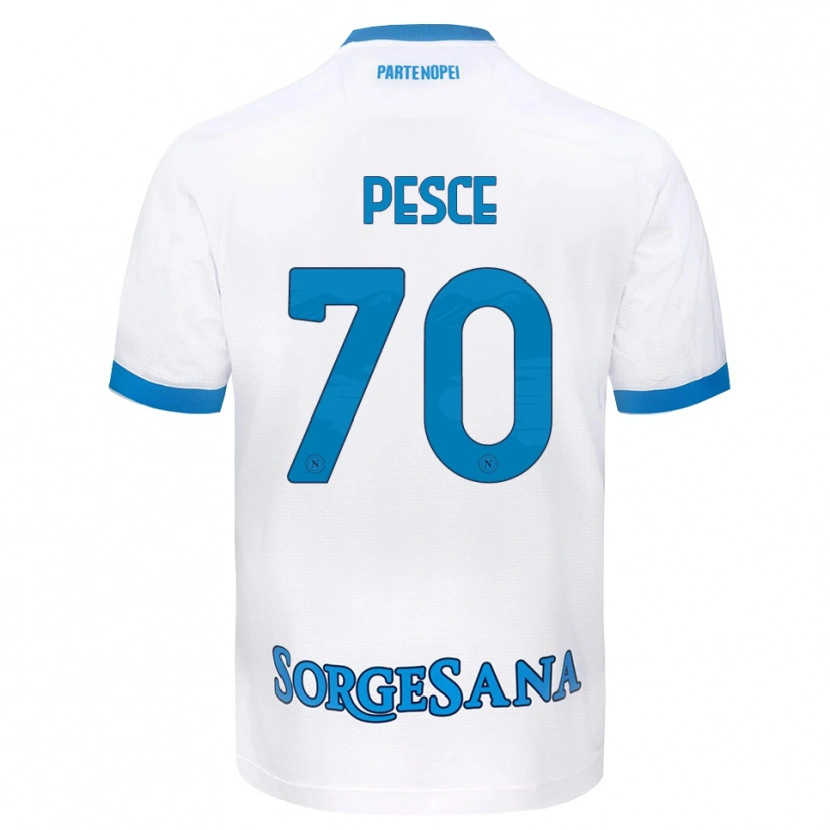 Danxen Homem Camisola Antonio Pesce #70 Azul Celeste Branco Alternativa 2026/27 Camisa Brasil