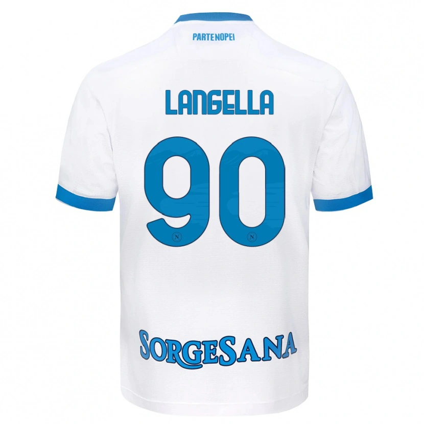 Danxen Homem Camisola Gabriella Langella #90 Azul Celeste Branco Alternativa 2026/27 Camisa Brasil