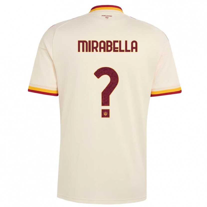Danxen Homem Camisola Mattia Mirabella #0 Champagne Vermelho Amarelo Alternativa 2026/27 Camisa Brasil