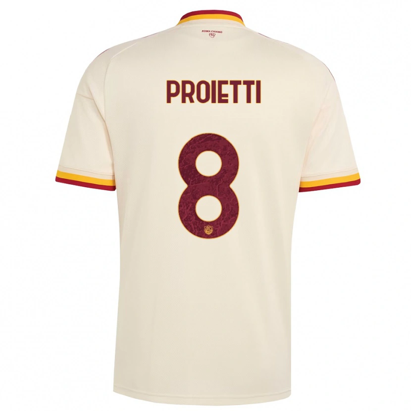 Danxen Homem Camisola Mauro Proietti #8 Champagne Vermelho Amarelo Alternativa 2026/27 Camisa Brasil