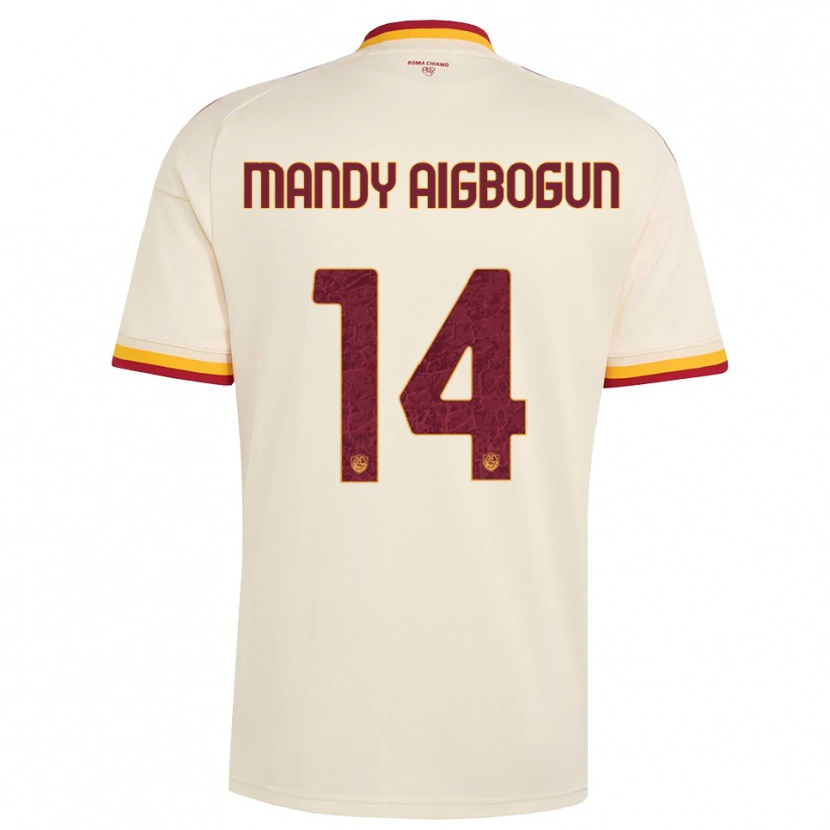 Danxen Homem Camisola Eseosa Mandy Aigbogun #14 Champagne Vermelho Amarelo Alternativa 2026/27 Camisa Brasil