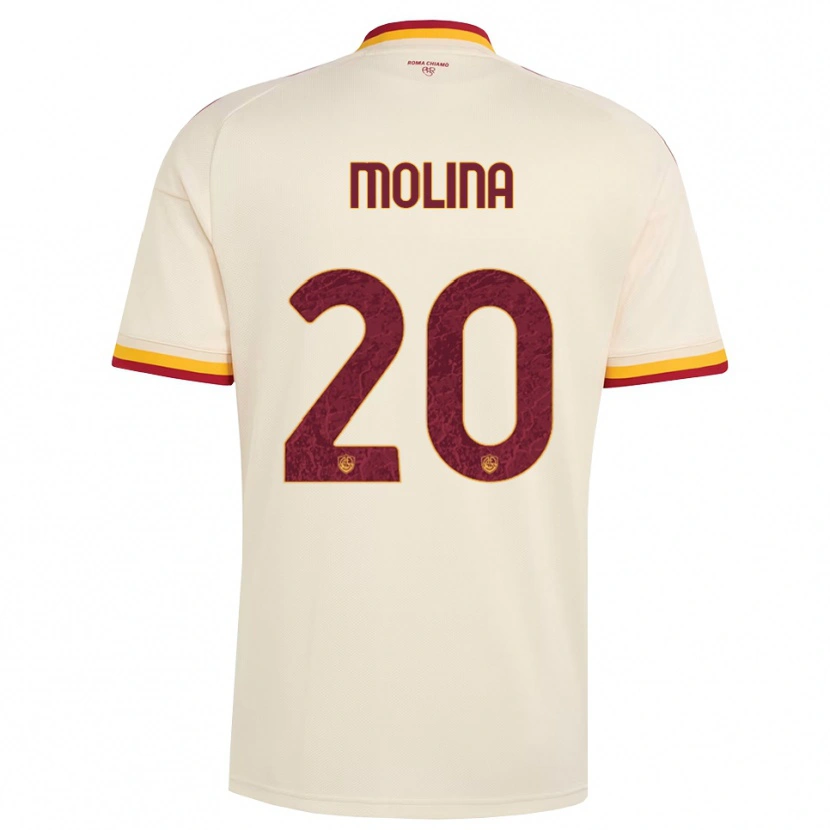 Danxen Homem Camisola Nahuel Molina #20 Champagne Vermelho Amarelo Alternativa 2026/27 Camisa Brasil