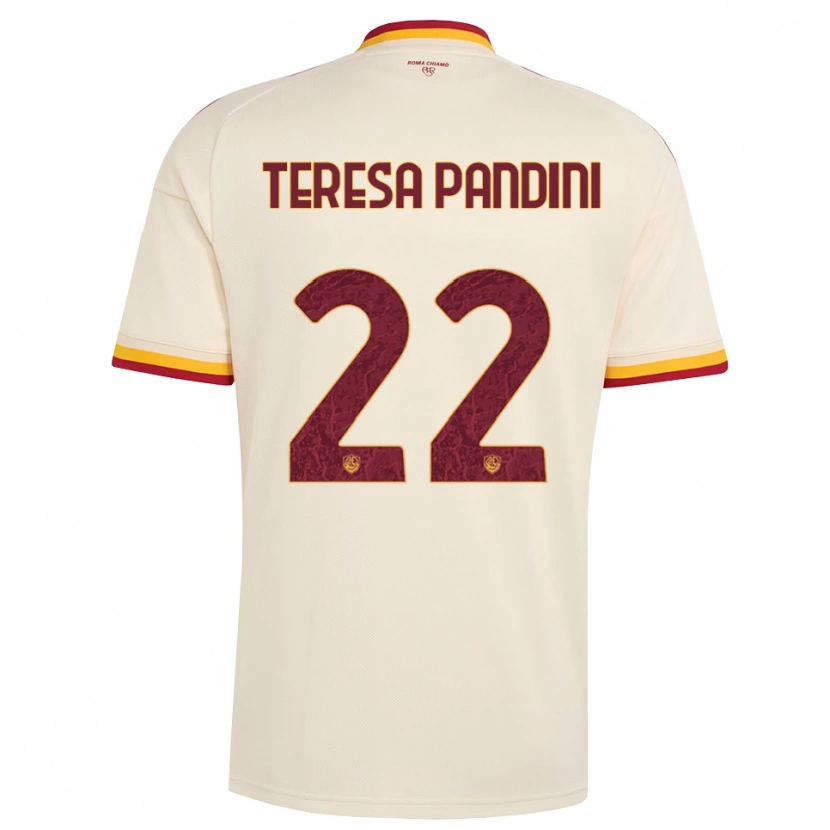Danxen Homem Camisola Marta Teresa Pandini #22 Champagne Vermelho Amarelo Alternativa 2026/27 Camisa Brasil