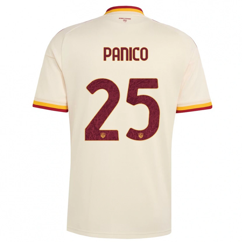 Danxen Homem Camisola Francesco Panico #25 Champagne Vermelho Amarelo Alternativa 2026/27 Camisa Brasil