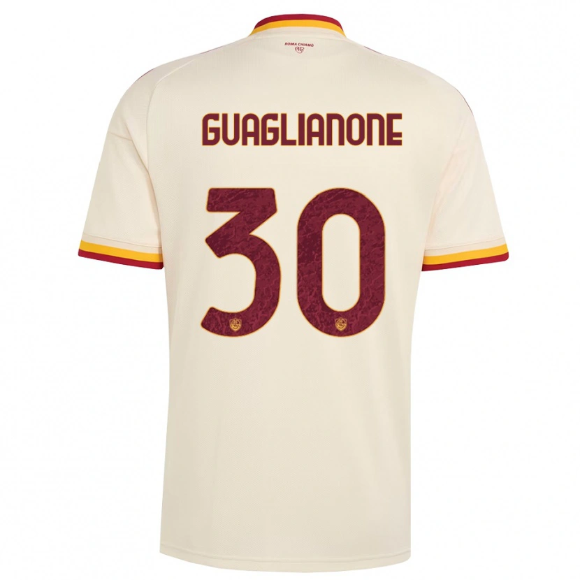 Danxen Homem Camisola Mattia Guaglianone #30 Champagne Vermelho Amarelo Alternativa 2026/27 Camisa Brasil