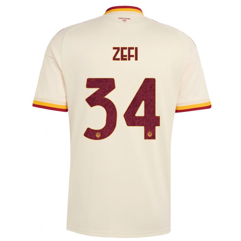 Danxen Homem Camisola Kevin Zefi #34 Champagne Vermelho Amarelo Alternativa 2026/27 Camisa Brasil
