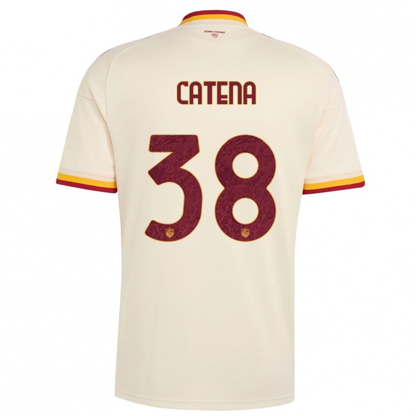Danxen Homem Camisola Giada Catena #38 Champagne Vermelho Amarelo Alternativa 2026/27 Camisa Brasil
