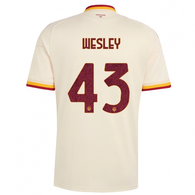 Danxen Homem Camisola Wesley Vinícius França Lima #43 Champagne Vermelho Amarelo Alternativa 2026/27 Camisa Brasil