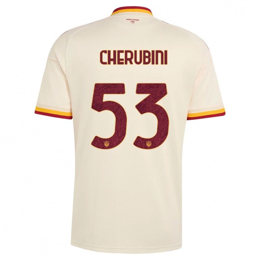 Danxen Homem Camisola Martina Cherubini #53 Champagne Vermelho Amarelo Alternativa 2026/27 Camisa Brasil