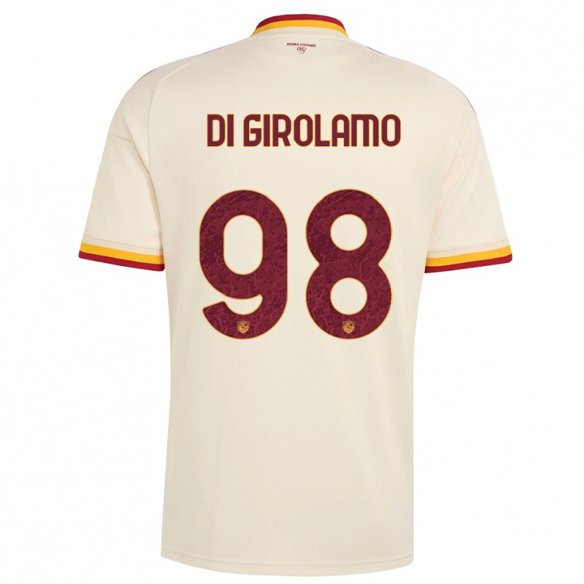 Danxen Homem Camisola Anita Di Girolamo #98 Champagne Vermelho Amarelo Alternativa 2026/27 Camisa Brasil
