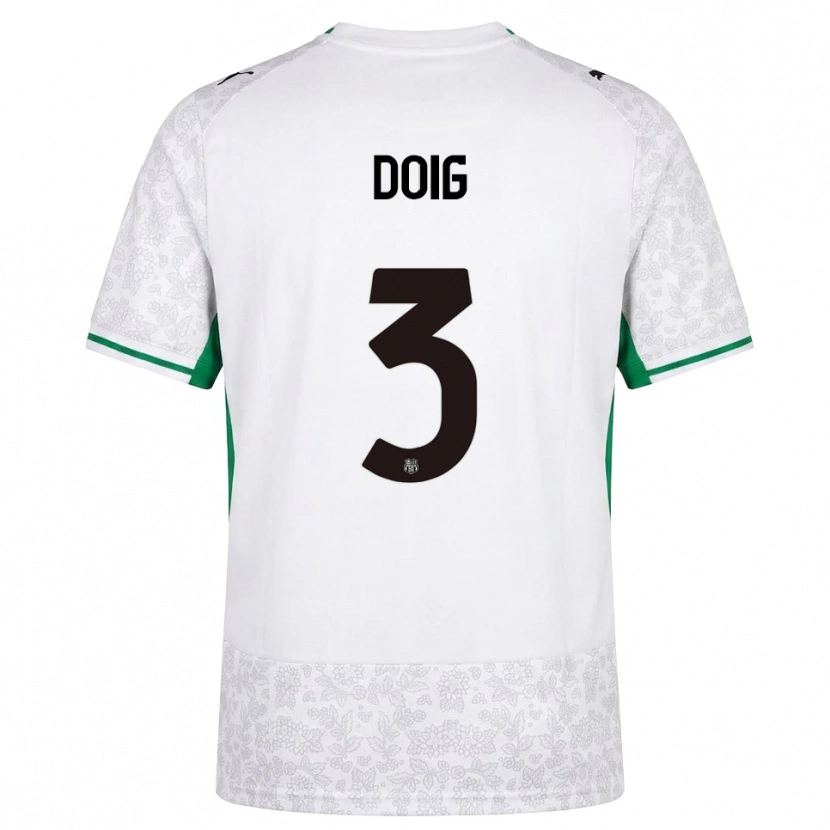 Danxen Homem Camisola Josh Doig #3 Verde Preto Branco Alternativa 2026/27 Camisa Brasil