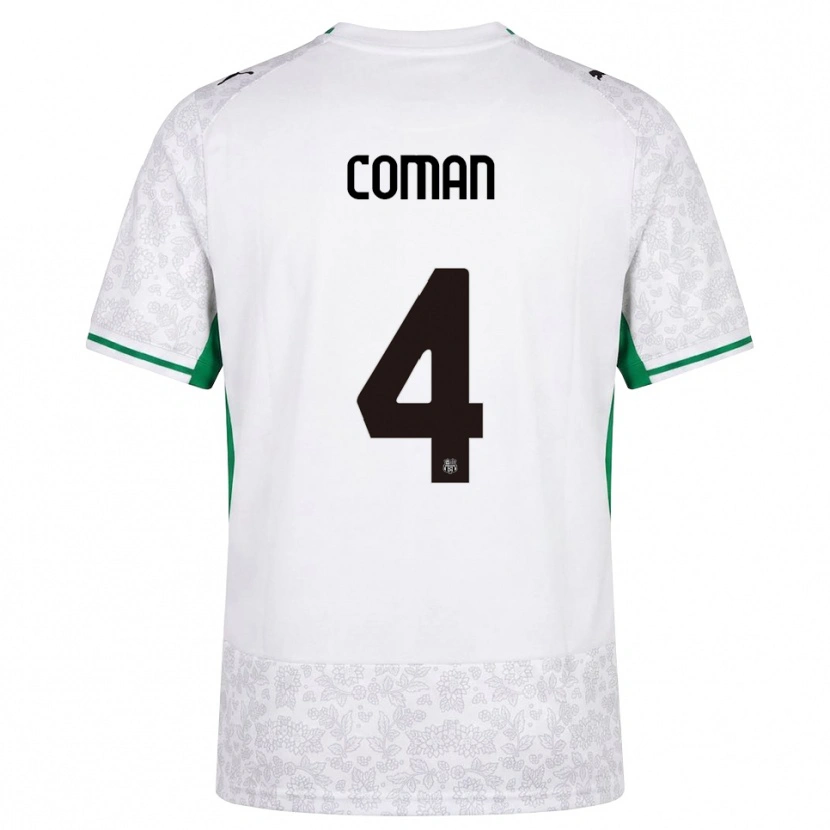 Danxen Homem Camisola Rareș Coman #4 Verde Preto Branco Alternativa 2026/27 Camisa Brasil
