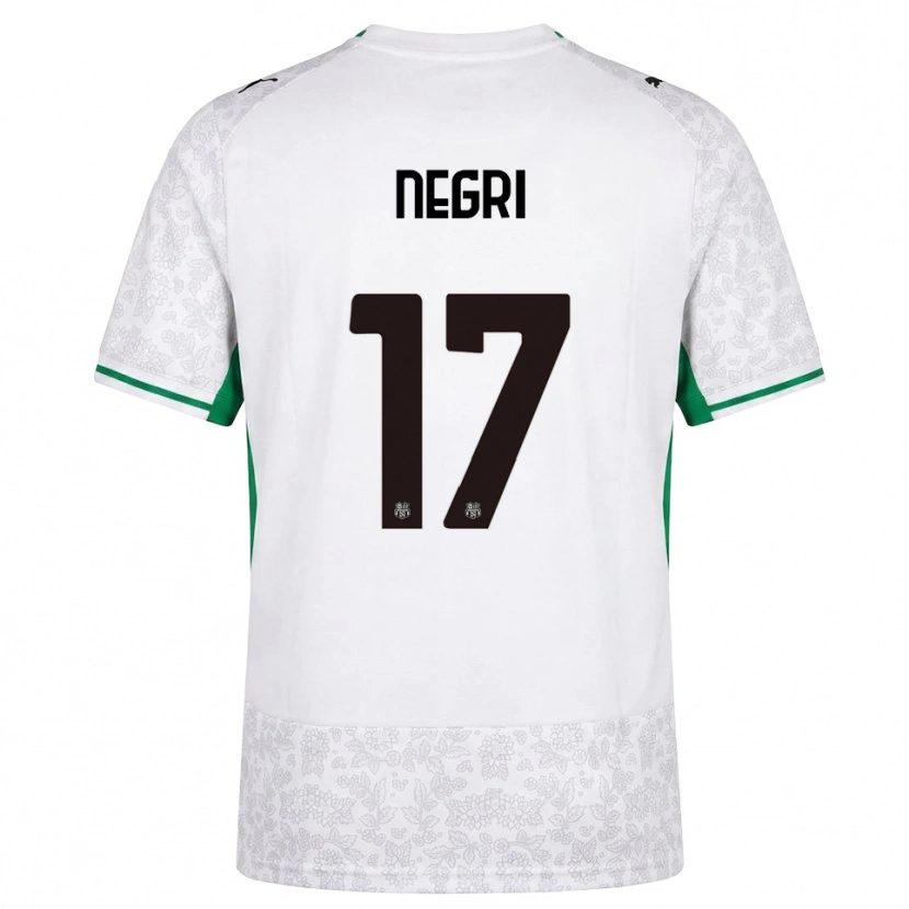 Danxen Homem Camisola Gabriele Negri #17 Verde Preto Branco Alternativa 2026/27 Camisa Brasil