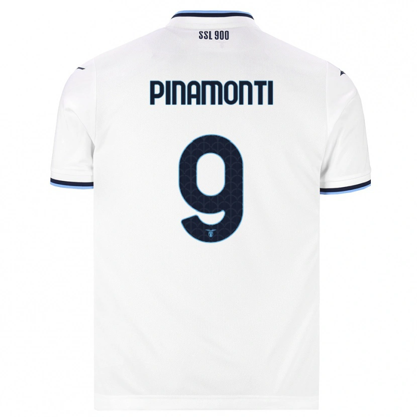 Danxen Homem Camisola Andrea Pinamonti #9 Branco Azul Marinho Alternativa 2026/27 Camisa Brasil