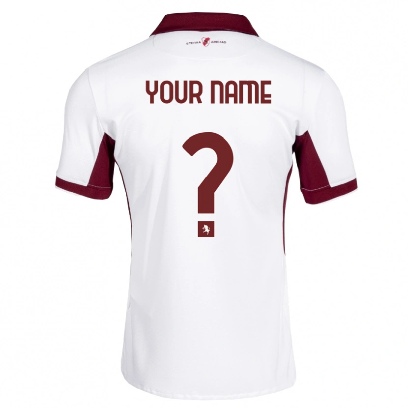 Danxen Homem Camisola Seu Nome #0 Bordô Branco Vermelho Alternativa 2026/27 Camisa Brasil