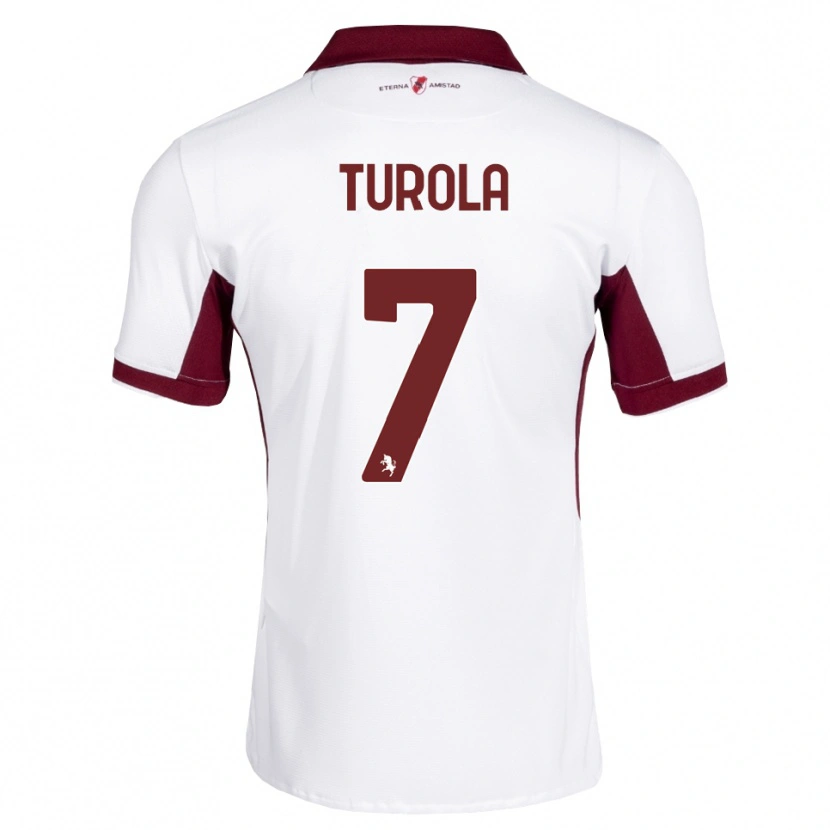 Danxen Homem Camisola Cristian Turola #7 Bordô Branco Vermelho Alternativa 2026/27 Camisa Brasil
