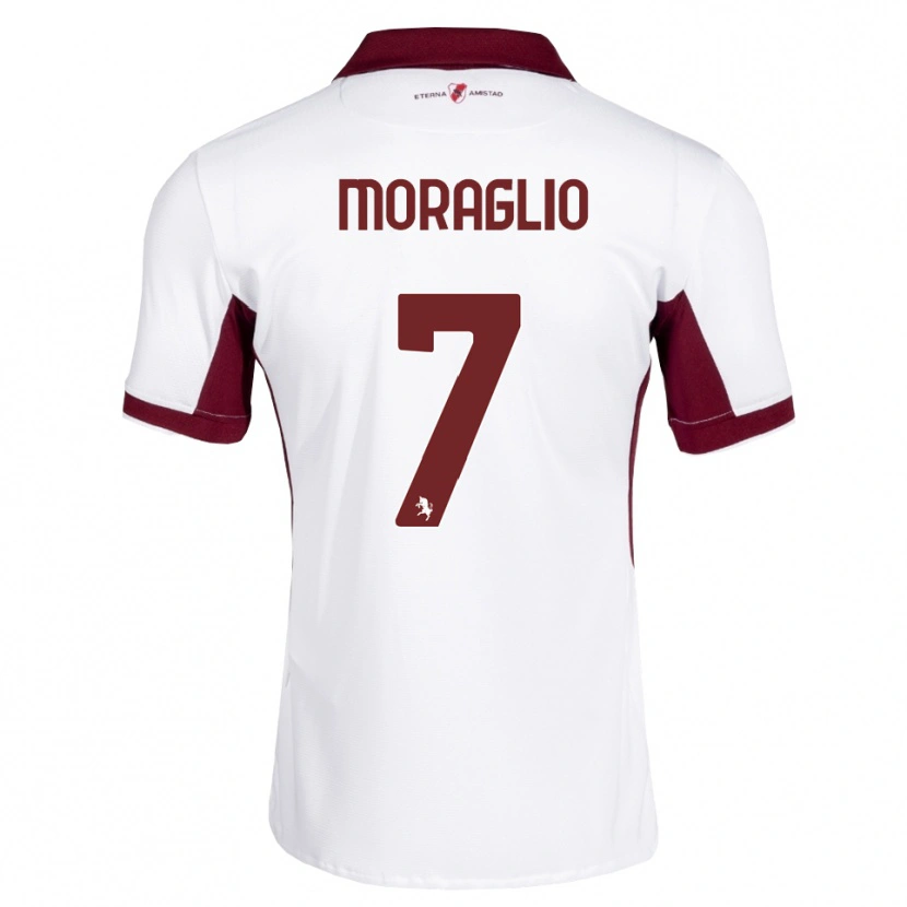 Danxen Homem Camisola Federico Moraglio #7 Bordô Branco Vermelho Alternativa 2026/27 Camisa Brasil
