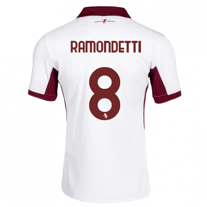 Danxen Homem Camisola Vittorio Ramondetti #8 Bordô Branco Vermelho Alternativa 2026/27 Camisa Brasil