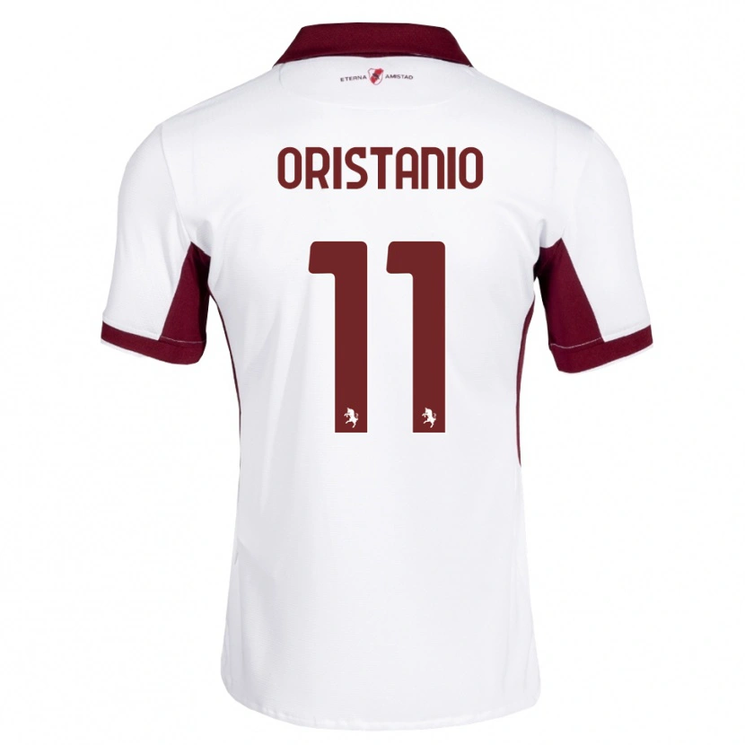 Danxen Homem Camisola Gaetano Oristanio #11 Bordô Branco Vermelho Alternativa 2026/27 Camisa Brasil