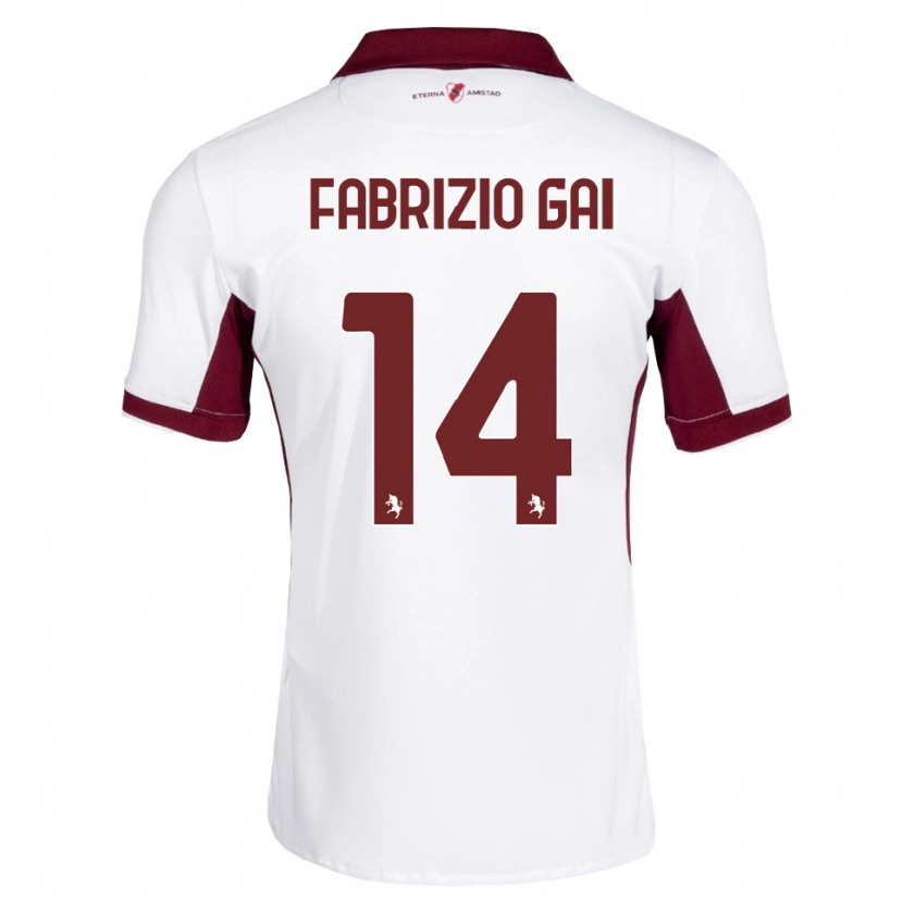Danxen Homem Camisola Fabrizio Gai #14 Bordô Branco Vermelho Alternativa 2026/27 Camisa Brasil