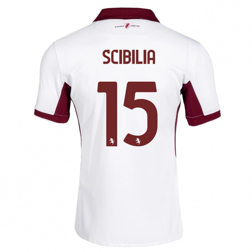 Danxen Homem Camisola Dylan Scibilia #15 Bordô Branco Vermelho Alternativa 2026/27 Camisa Brasil