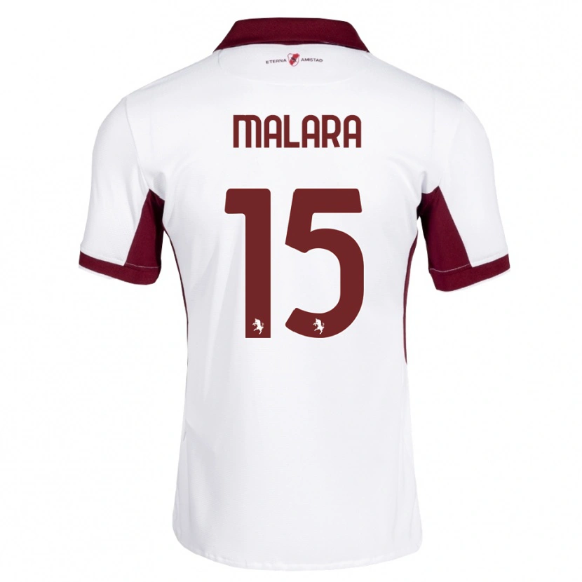 Danxen Homem Camisola Sara Malara #15 Bordô Branco Vermelho Alternativa 2026/27 Camisa Brasil