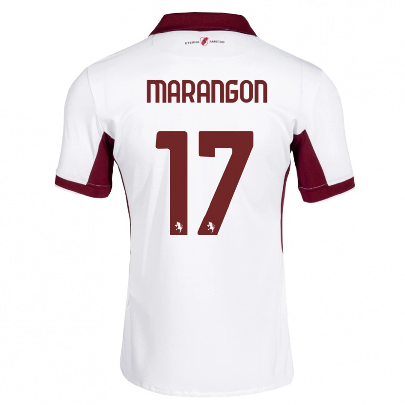 Danxen Homem Camisola Riccardo Marangon #17 Bordô Branco Vermelho Alternativa 2026/27 Camisa Brasil