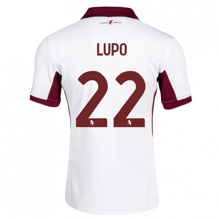 Danxen Homem Camisola Enrica Lupo #22 Bordô Branco Vermelho Alternativa 2026/27 Camisa Brasil