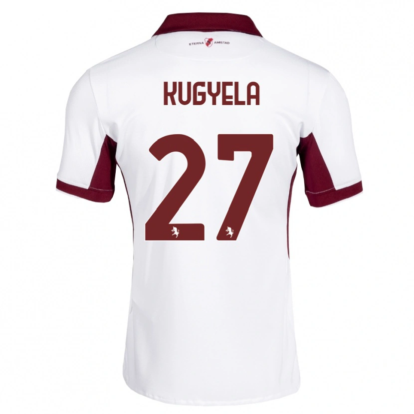 Danxen Homem Camisola Zalán Kugyela #27 Bordô Branco Vermelho Alternativa 2026/27 Camisa Brasil
