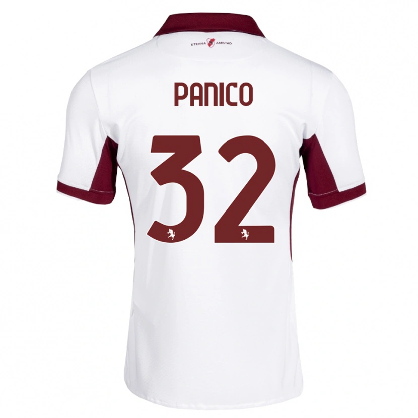 Danxen Homem Camisola Patrizia Panico #32 Bordô Branco Vermelho Alternativa 2026/27 Camisa Brasil