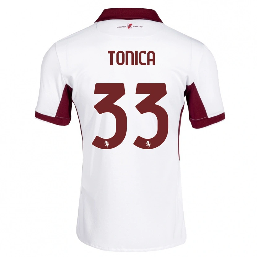 Danxen Homem Camisola Daniel Tonica #33 Bordô Branco Vermelho Alternativa 2026/27 Camisa Brasil