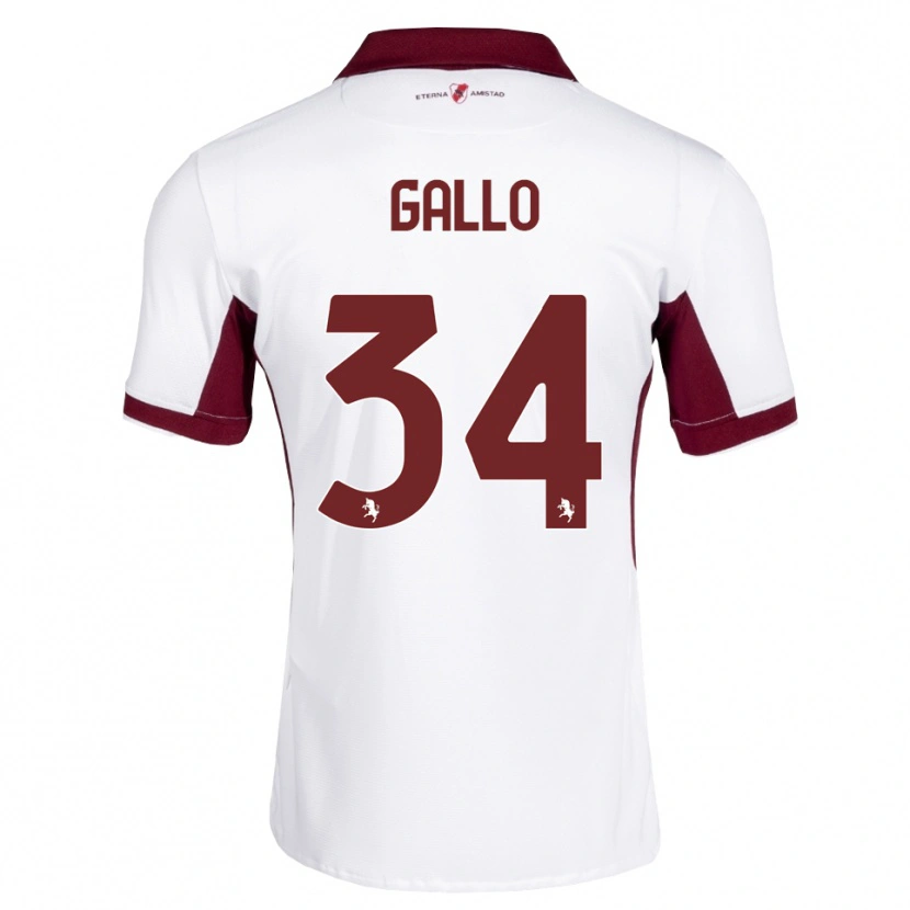 Danxen Homem Camisola Tommaso Gallo #34 Bordô Branco Vermelho Alternativa 2026/27 Camisa Brasil