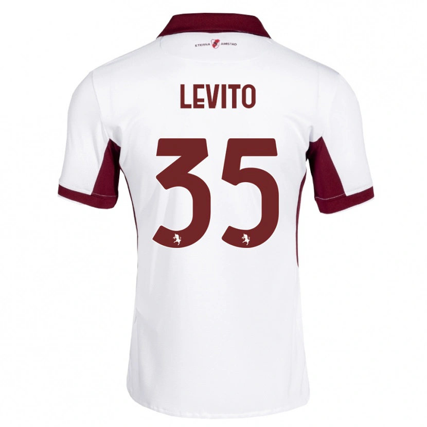 Danxen Homem Camisola Isabeau Levito #35 Bordô Branco Vermelho Alternativa 2026/27 Camisa Brasil