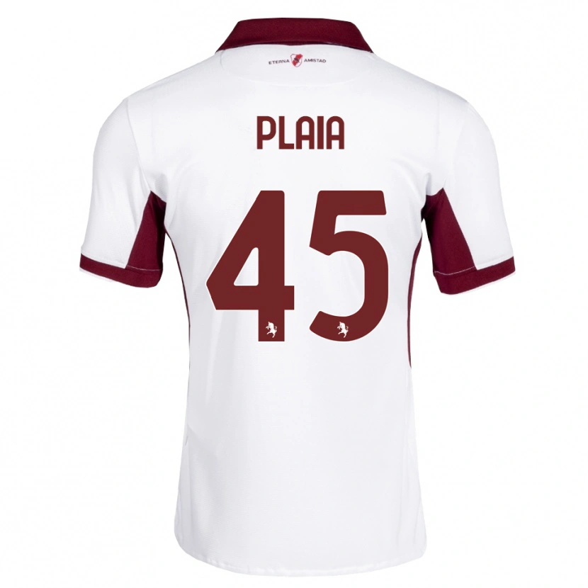 Danxen Homem Camisola Francesco Plaia #45 Bordô Branco Vermelho Alternativa 2026/27 Camisa Brasil