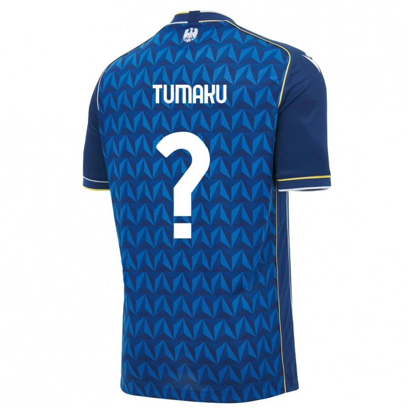Danxen Homem Camisola Niccolò Tumaku #0 Azul Real Branco Azul Alternativa 2026/27 Camisa Brasil
