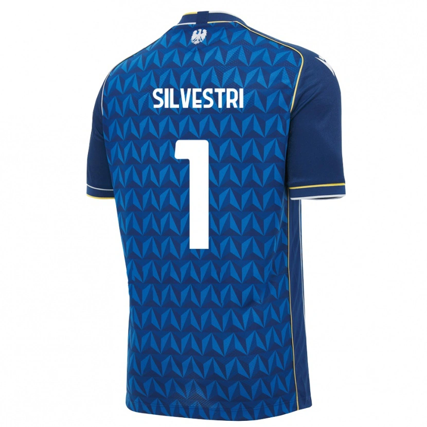 Danxen Homem Camisola Marco Silvestri #1 Azul Real Branco Azul Alternativa 2026/27 Camisa Brasil
