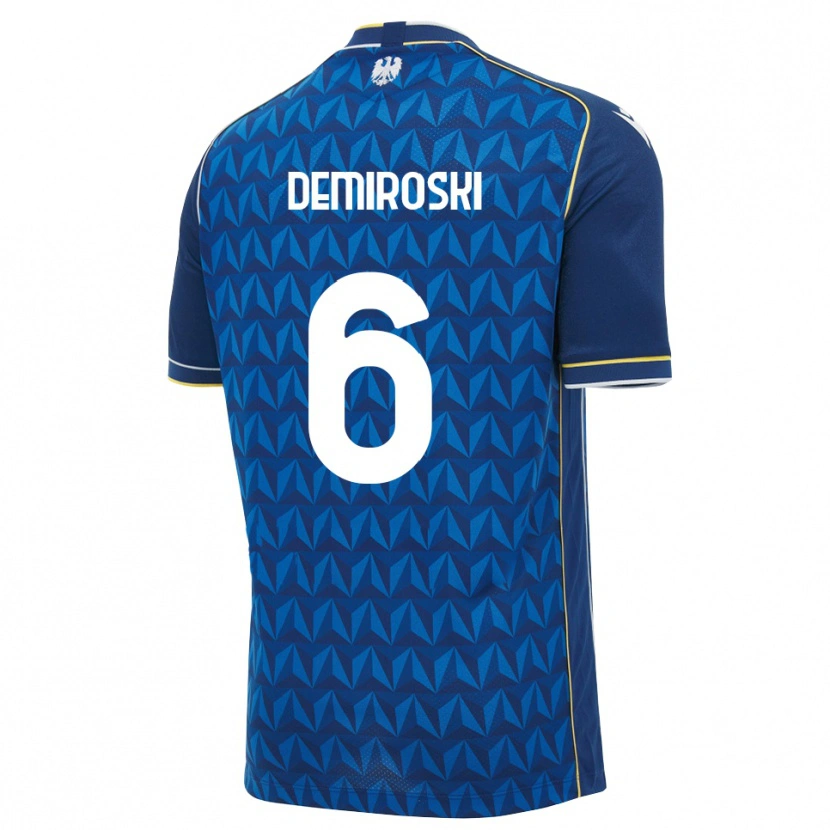 Danxen Homem Camisola Shenol Demiroski #6 Azul Real Branco Azul Alternativa 2026/27 Camisa Brasil