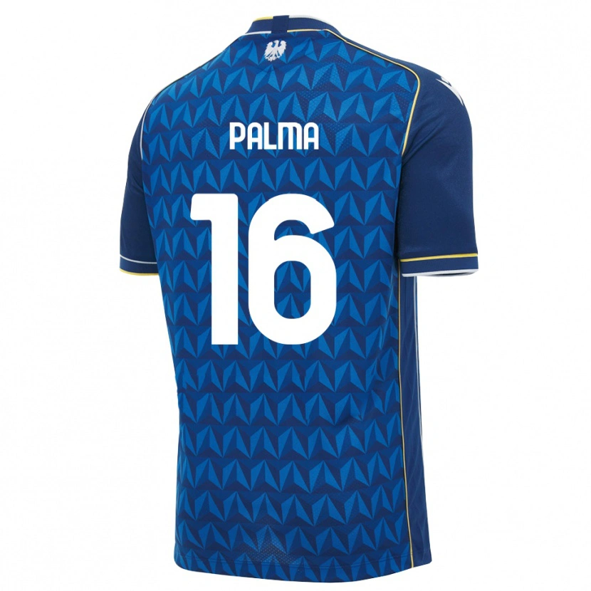 Danxen Homem Camisola Matteo Palma #16 Azul Real Branco Azul Alternativa 2026/27 Camisa Brasil