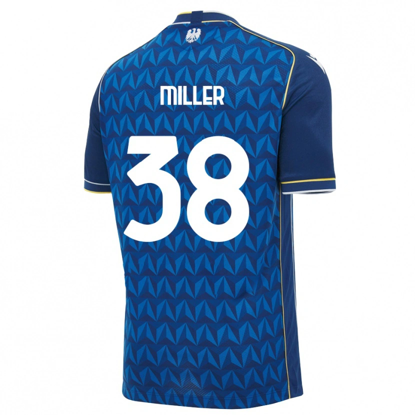 Danxen Homem Camisola Lennon Miller #38 Azul Real Branco Azul Alternativa 2026/27 Camisa Brasil