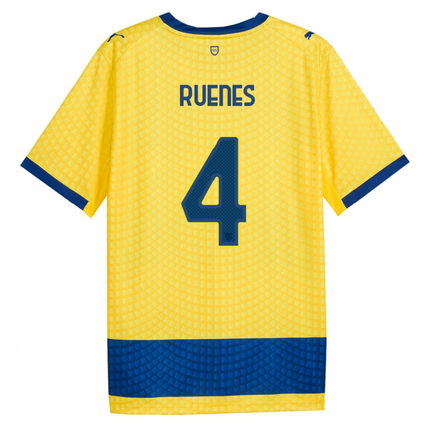 Danxen Homem Camisola Roger Ruenes #4 Amarelo Azul Preto Alternativa 2026/27 Camisa Brasil