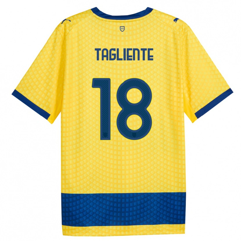 Danxen Homem Camisola Anthony Tagliente #18 Amarelo Azul Preto Alternativa 2026/27 Camisa Brasil