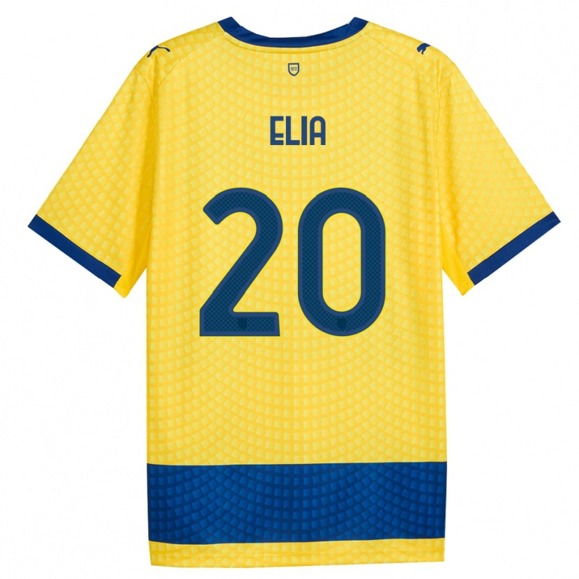 Danxen Homem Camisola Alessandro Elia #20 Amarelo Azul Preto Alternativa 2026/27 Camisa Brasil