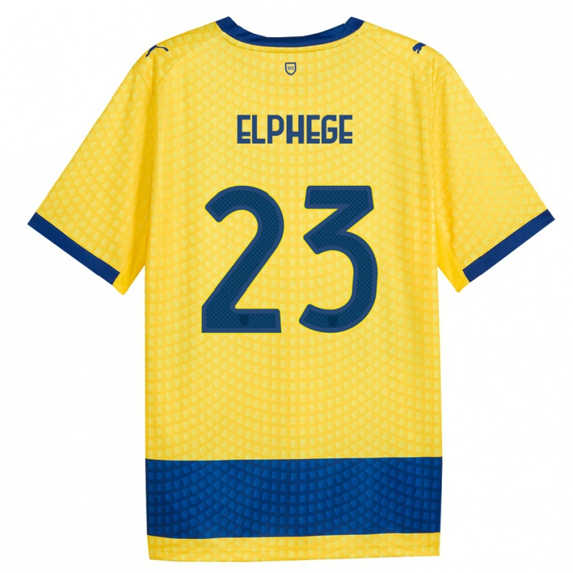 Danxen Homem Camisola Nesta Elphege #23 Amarelo Azul Preto Alternativa 2026/27 Camisa Brasil
