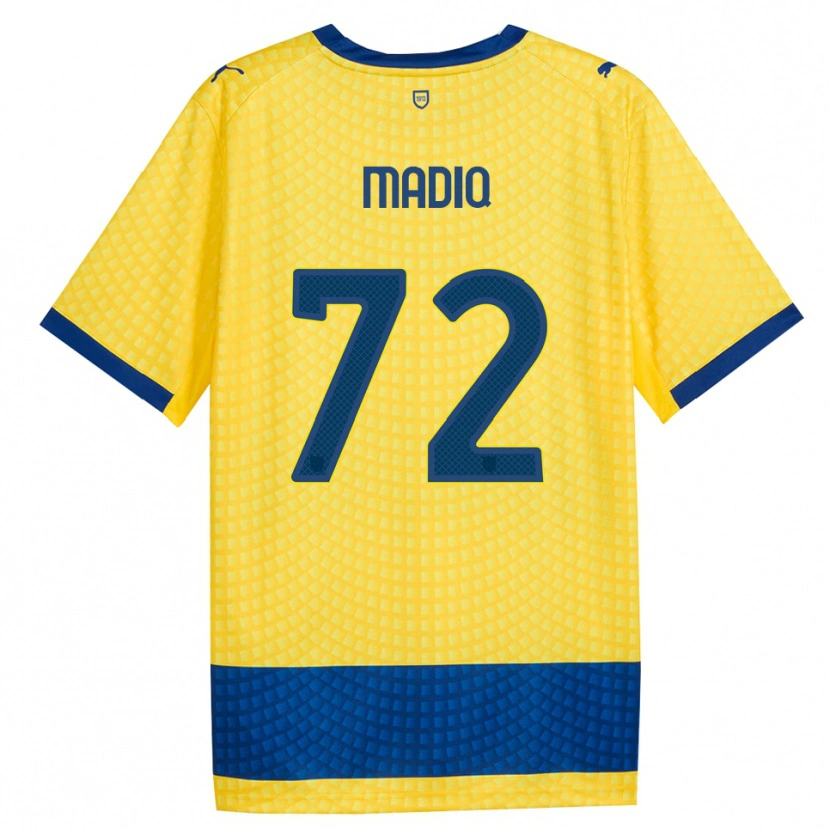 Danxen Homem Camisola Abdelaziz Madiq #72 Amarelo Azul Preto Alternativa 2026/27 Camisa Brasil