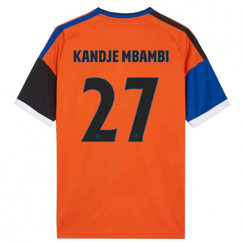 Danxen Homem Camisola Jeremy Mbambi #27 Laranja Azul Preto Branco Alternativa 2026/27 Camisa Brasil