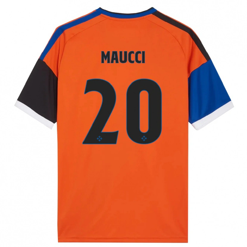 Danxen Homem Camisola Giacomo Maucci #20 Laranja Azul Preto Branco Alternativa 2026/27 Camisa Brasil