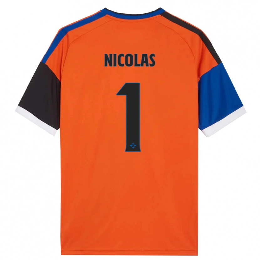 Danxen Homem Camisola Nicolas #1 Laranja Azul Preto Branco Alternativa 2026/27 Camisa Brasil