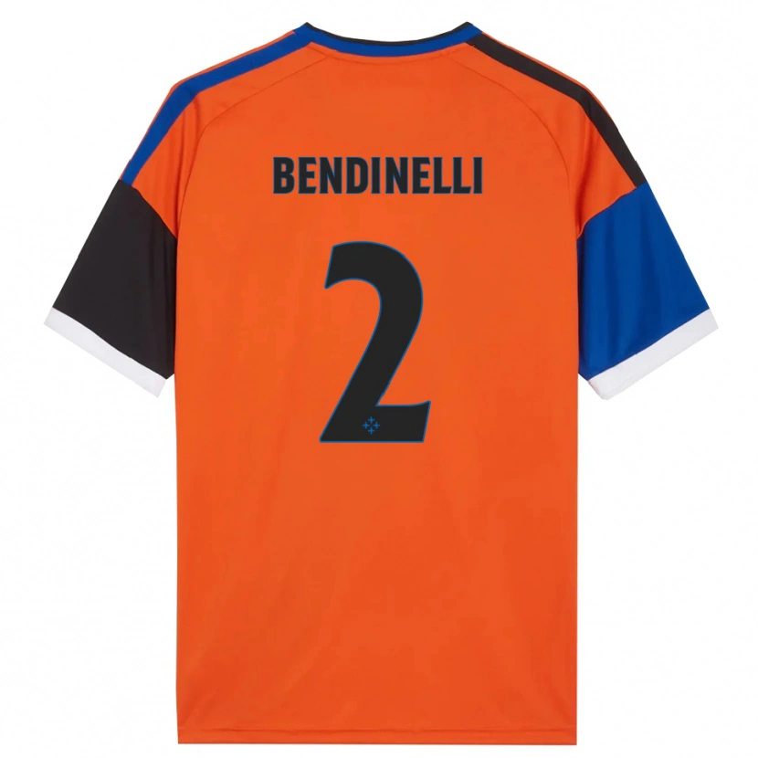 Danxen Homem Camisola Louis Bendinelli #2 Laranja Azul Preto Branco Alternativa 2026/27 Camisa Brasil