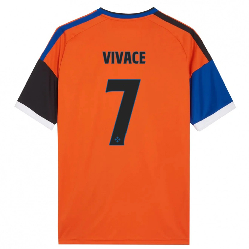Danxen Homem Camisola Cristian Vivace #7 Laranja Azul Preto Branco Alternativa 2026/27 Camisa Brasil