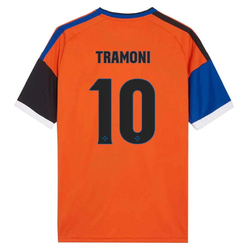 Danxen Homem Camisola Matteo Tramoni #10 Laranja Azul Preto Branco Alternativa 2026/27 Camisa Brasil